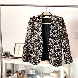 Zadig & Voltaire Leopard Print Blazer